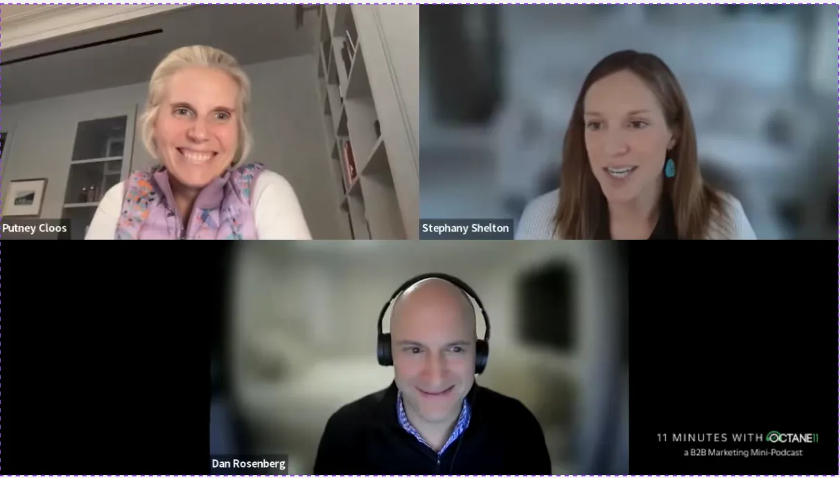 11 Minutes with Octane11, Episode 2: Putney Cloos (Cision, American Express, Kraft Foods, McKinsey & Company)