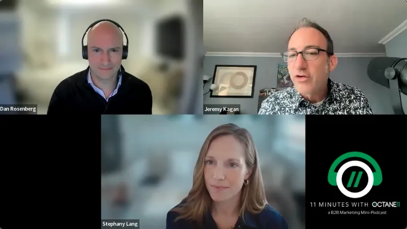 11 Minutes with Octane11, Episode 15: Jeremy Kagan (Textbook Ventures, Professor at Columbia+NYU+ Cornell, Pricing Engine) on Content, AI & IRL