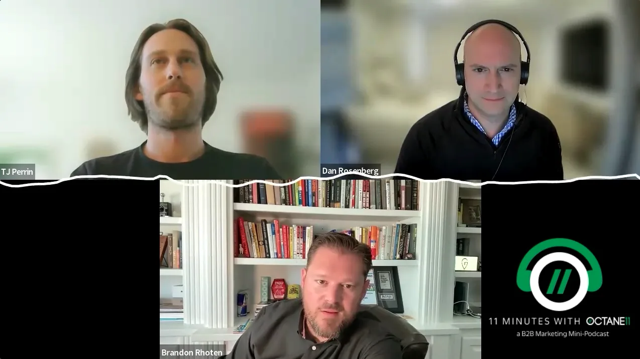 11 Minutes with Octane11, Episode 14: Brandon Rhoten (GroundTruth, The Wendy's Company, Potbelly Sandwich Works, Merkle)